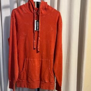 Kangol Acid Wash Red Men's Hoodie